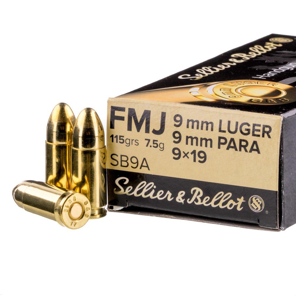 Sellier & Bellot 9mm Luger FMJ 115gr - Image 2