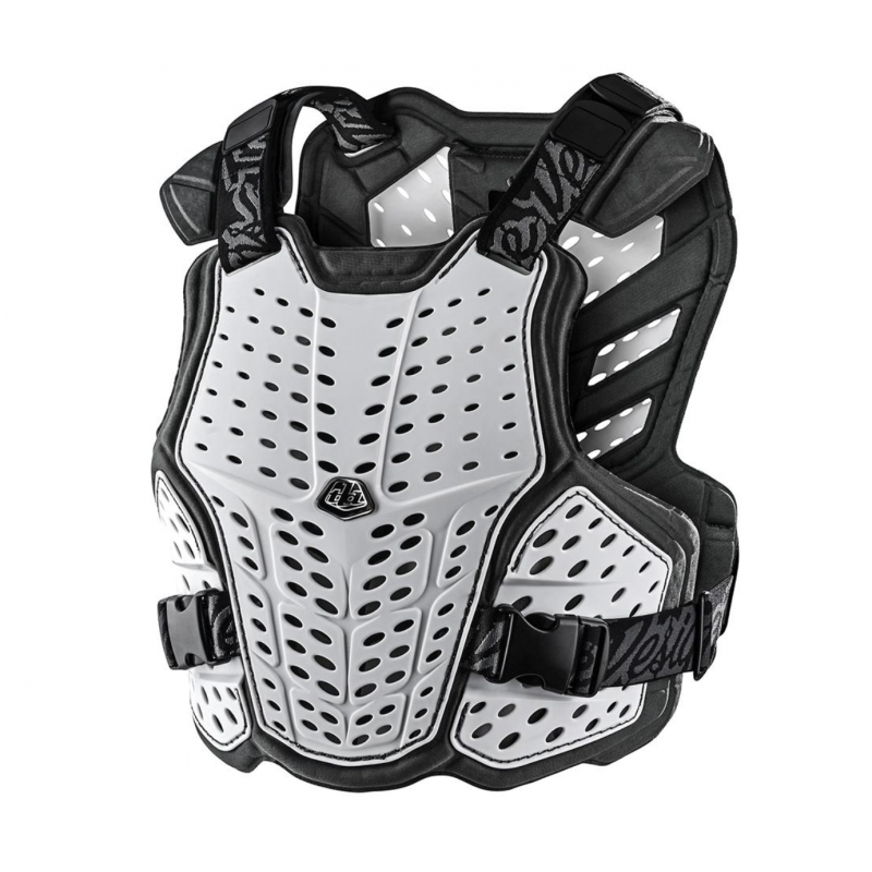 Troy Lee Designs Rockfight Chest Protector Solid White - Image 2
